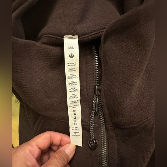 Lululemon Scuba Oversized Funnel-Neck Zip Up Hoodie size M/L - Picture 5 of 13